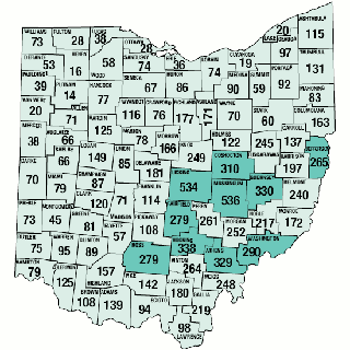 Ohio Big Bucks Ohio Big Buck Club Top Counties