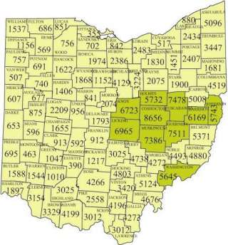 Top Whitetail Deer Counties Ohio Top Whitetail Deer Counties